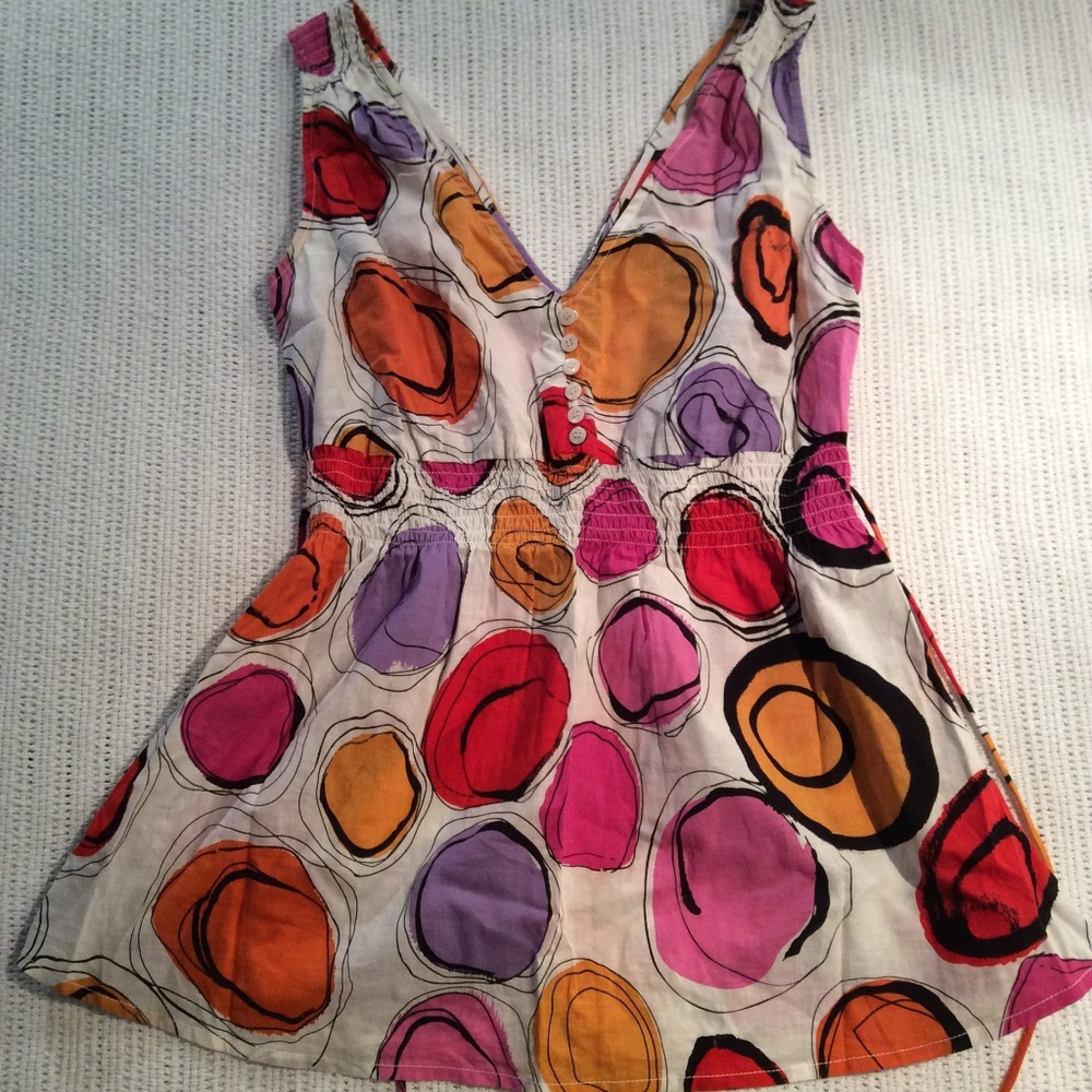 cute polka dot tank small euro 36